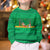 Brazil Christmas Kid Ugly Christmas Sweater with Santa Relaxing in Hammock Palm Trees Snowman and Tribal Pattern Design - Wonder Print Shop