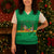Brazil Christmas Knitted V-Neck Vest with Santa Relaxing in Hammock Palm Trees Snowman and Tribal Pattern Design - Wonder Print Shop