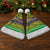 Brazil Christmas Santa Hat with Tropical Santa Tribal Pattern National Colors and Merry Christmas Text Design - Wonder Print Shop
