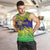 Brazil Christmas Men Tank Top with Tropical Santa Tribal Pattern National Colors and Merry Christmas Text Design - Wonder Print Shop
