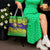 Brazil Christmas Tote Bag with Tropical Santa Tribal Pattern National Colors and Merry Christmas Text Design - Wonder Print Shop