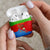 Eritrea Christmas AirPods Case with Santa Claus Camel Sleigh National Emblem and Red Green Blue Pattern - Wonder Print Shop
