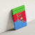 Eritrea Christmas Canvas Wall Art with Santa Claus Camel Sleigh National Emblem and Red Green Blue Pattern - Wonder Print Shop