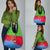 Eritrea Christmas Grocery Bag with Santa Claus Camel Sleigh National Emblem and Red Green Blue Pattern - Wonder Print Shop