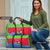 Eritrea Christmas Travel Bag with Santa Claus Camel Sleigh National Emblem and Red Green Blue Pattern - Wonder Print Shop