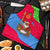 Eritrea Christmas Apron with African Santa Gingerbread Harp National Flag Colors and Festive Pattern Design - Wonder Print Shop