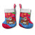 Eritrea Christmas Stocking with African Santa Gingerbread Harp National Flag Colors and Festive Pattern Design - Wonder Print Shop
