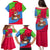 Eritrea Christmas Family Matching Puletasi and Hawaiian Shirt with African Santa Gingerbread Harp National Flag Colors and Festive Pattern Design - Wonder Print Shop