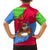 Eritrea Christmas Family Matching Summer Maxi Dress and Hawaiian Shirt with African Santa Gingerbread Harp National Flag Colors and Festive Pattern Design - Wonder Print Shop