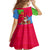 Eritrea Christmas Family Matching Summer Maxi Dress and Hawaiian Shirt with African Santa Gingerbread Harp National Flag Colors and Festive Pattern Design - Wonder Print Shop
