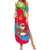 Eritrea Christmas Family Matching Summer Maxi Dress and Hawaiian Shirt with African Santa Gingerbread Harp National Flag Colors and Festive Pattern Design - Wonder Print Shop