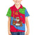 Eritrea Christmas Family Matching Summer Maxi Dress and Hawaiian Shirt with African Santa Gingerbread Harp National Flag Colors and Festive Pattern Design - Wonder Print Shop