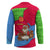 Eritrea Christmas Hockey Jersey with African Santa Gingerbread Harp National Flag Colors and Festive Pattern Design - Wonder Print Shop