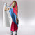 Eritrea Christmas Hooded Blanket with African Santa Gingerbread Harp National Flag Colors and Festive Pattern Design - Wonder Print Shop