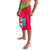Eritrea Christmas Lavalava with African Santa Gingerbread Harp National Flag Colors and Festive Pattern Design - Wonder Print Shop
