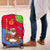 Eritrea Christmas Luggage Cover with African Santa Gingerbread Harp National Flag Colors and Festive Pattern Design - Wonder Print Shop
