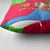 Eritrea Christmas Pillow Cover with African Santa Gingerbread Harp National Flag Colors and Festive Pattern Design - Wonder Print Shop