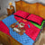 Eritrea Christmas Quilt Bed Set with African Santa Gingerbread Harp National Flag Colors and Festive Pattern Design - Wonder Print Shop