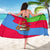 Eritrea Christmas Sarong with African Santa Gingerbread Harp National Flag Colors and Festive Pattern Design - Wonder Print Shop