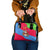 Eritrea Christmas Shoulder Handbag with African Santa Gingerbread Harp National Flag Colors and Festive Pattern Design - Wonder Print Shop