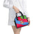 Eritrea Christmas Shoulder Handbag with African Santa Gingerbread Harp National Flag Colors and Festive Pattern Design - Wonder Print Shop