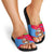 Eritrea Christmas Slide Sandals with African Santa Gingerbread Harp National Flag Colors and Festive Pattern Design - Wonder Print Shop