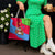 Eritrea Christmas Tote Bag with African Santa Gingerbread Harp National Flag Colors and Festive Pattern Design - Wonder Print Shop