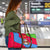 Eritrea Christmas Travel Bag with African Santa Gingerbread Harp National Flag Colors and Festive Pattern Design - Wonder Print Shop