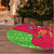 Eritrea Christmas Tree Skirt with African Santa Gingerbread Harp National Flag Colors and Festive Pattern Design - Wonder Print Shop