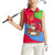 Eritrea Christmas Women Sleeveless Polo Shirt with African Santa Gingerbread Harp National Flag Colors and Festive Pattern Design - Wonder Print Shop
