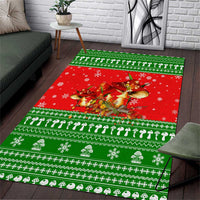 Amazing Mushroom Christmas Yall Christmas Area Rug Xmas Holiday Patterns - Wonder Print Shop