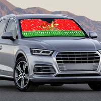 Amazing Mushroom Christmas Yall Christmas Auto Sun Shade Xmas Holiday Patterns - Wonder Print Shop