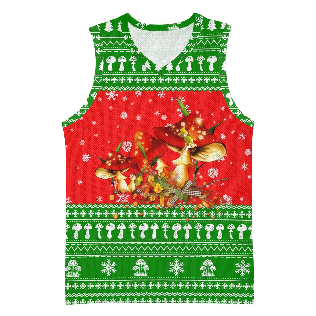 Amazing Mushroom Christmas Yall Christmas Basketball Jersey Xmas Holiday Patterns - Wonder Print Shop