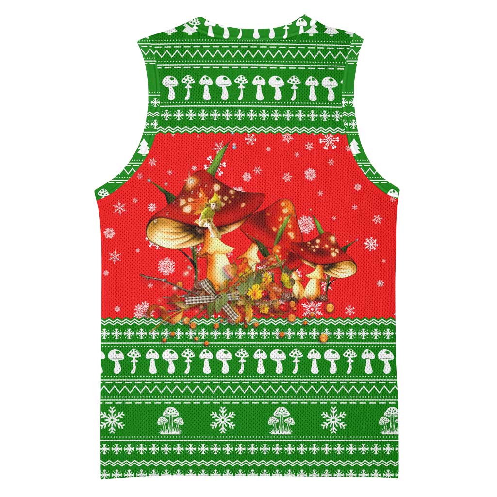 Amazing Mushroom Christmas Yall Christmas Basketball Jersey Xmas Holiday Patterns - Wonder Print Shop