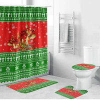 Amazing Mushroom Christmas Yall Christmas Bathroom Set Xmas Holiday Patterns - Wonder Print Shop