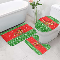 Amazing Mushroom Christmas Yall Christmas Bathroom Set Xmas Holiday Patterns - Wonder Print Shop