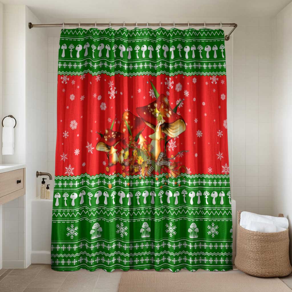 Amazing Mushroom Christmas Yall Christmas Bathroom Set Xmas Holiday Patterns - Wonder Print Shop