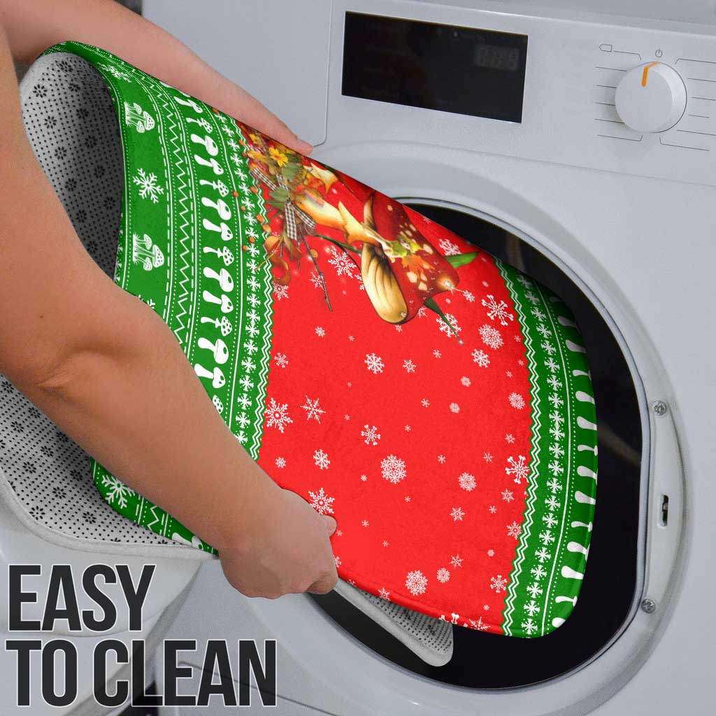 Amazing Mushroom Christmas Yall Christmas Bathroom Set Xmas Holiday Patterns - Wonder Print Shop