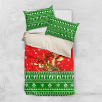 Amazing Mushroom Christmas Yall Christmas Bedding Set Xmas Holiday Patterns - Wonder Print Shop