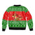 Amazing Mushroom Christmas Yall Christmas Bomber Jacket Xmas Holiday Patterns - Wonder Print Shop