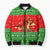 Amazing Mushroom Christmas Yall Christmas Bomber Puffer Jacket Xmas Holiday Patterns - Wonder Print Shop