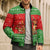 Amazing Mushroom Christmas Yall Christmas Bomber Puffer Jacket Xmas Holiday Patterns - Wonder Print Shop