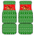 Amazing Mushroom Christmas Yall Christmas Car Mats Xmas Holiday Patterns - Wonder Print Shop