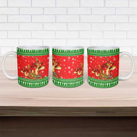 Amazing Mushroom Christmas Yall Christmas Ceramic Mug Xmas Holiday Patterns - Wonder Print Shop