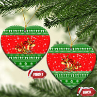 Amazing Mushroom Christmas Yall Christmas Ceramic Ornament Xmas Holiday Patterns - Wonder Print Shop