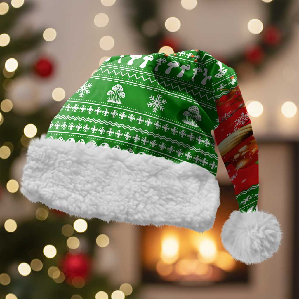 Amazing Mushroom Christmas Yall Christmas Santa Hat Xmas Holiday Patterns - Wonder Print Shop