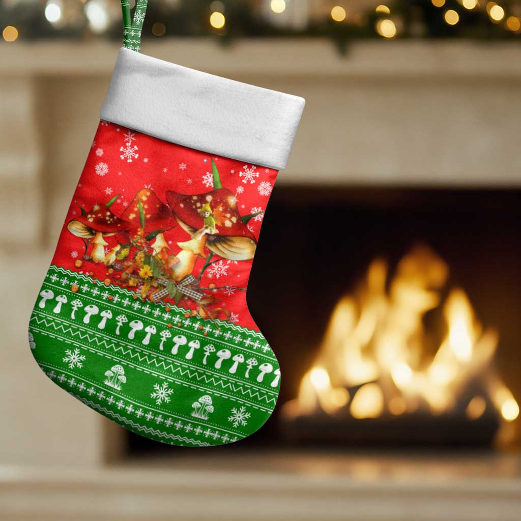 Amazing Mushroom Christmas Yall Christmas Stocking Xmas Holiday Patterns - Wonder Print Shop