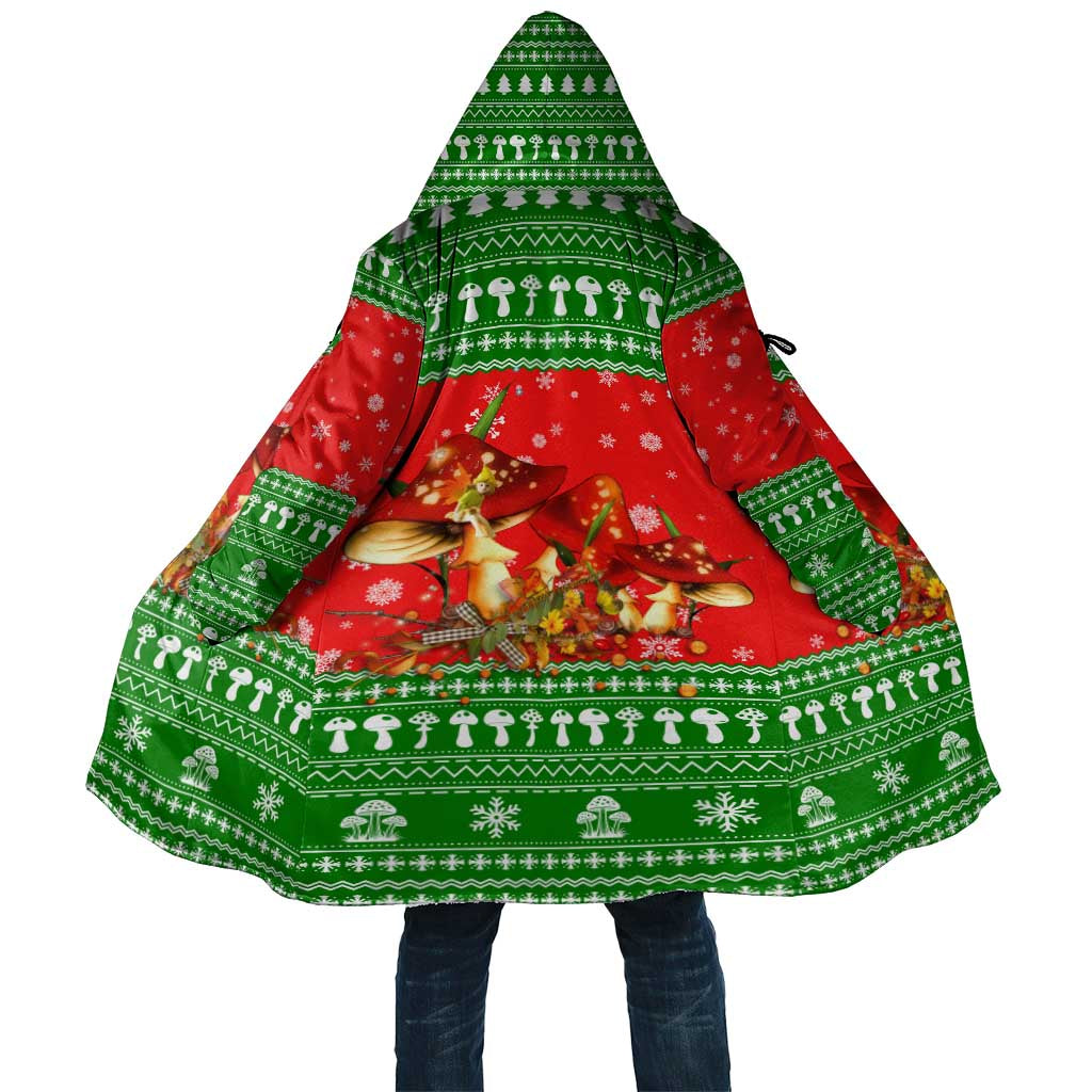 Amazing Mushroom Christmas Yall Christmas Cloak Xmas Holiday Patterns - Wonder Print Shop