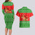 Amazing Mushroom Christmas Yall Christmas Couples Matching Long Sleeve Bodycon Dress and Hawaiian Shirt Xmas Holiday Patterns - Wonder Print Shop