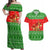 Amazing Mushroom Christmas Yall Christmas Couples Matching Off Shoulder Maxi Dress and Hawaiian Shirt Xmas Holiday Patterns - Wonder Print Shop